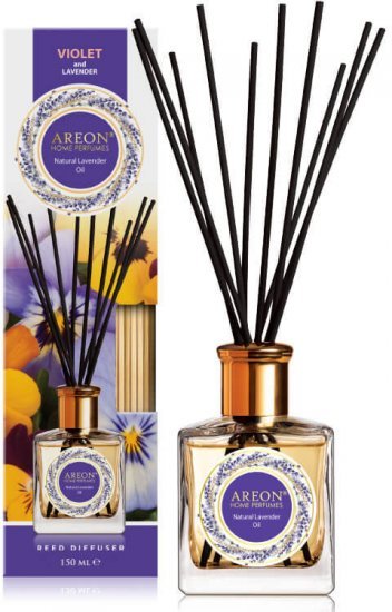 מפיץ ריח דגם Natural Lavender Oil בניחוח Violet מבית areon - נפח 150 מ''ל