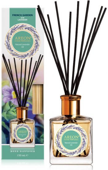 מפיץ ריח דגם Natural Lavender Oil בניחוח French Garden מבית areon - נפח 150 מ''ל