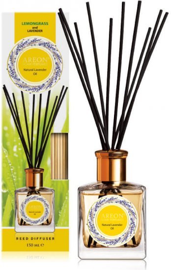 מפיץ ריח דגם Natural Lavender Oil בניחוח Lemongrass מבית areon - נפח 150 מ''ל