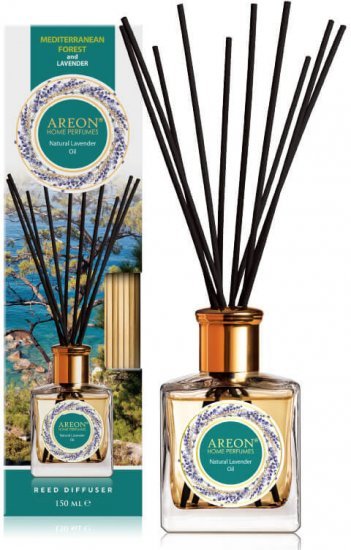 מפיץ ריח דגם Natural Lavender Oil בניחוח Mediterranean Forest מבית areon - נפח 150 מ''ל