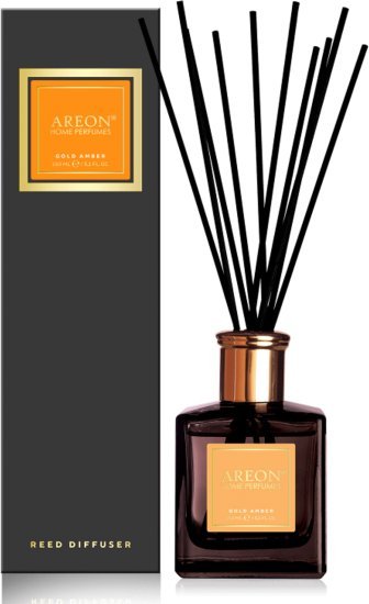 מפיץ ריח דגם Home Perfume Premium בניחוח Gold Amber מבית areon - נפח 150 מ''ל