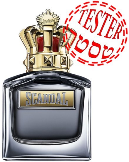 בושם לגבר 100 מ''ל Jean Paul Gaultier Scandal Pour Homme או דה טואלט E.D.T - טסטר