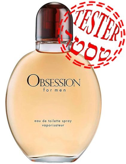 בושם לגבר 125 מ''ל Calvin Klein Obsession או דה טואלט E.D.T - טסטר