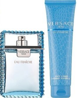 מארז בושם לגבר 100 מ''ל Versace Eau Fraiche או דה טואלט E.D.T + ג'ל רחצה 100 מ''ל