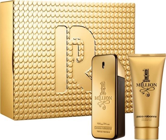 מארז בושם לגבר 100 מ''ל Paco Rabanne 1 Million או דה טואלט E.D.T + ג'ל רחצה 100 מ''ל