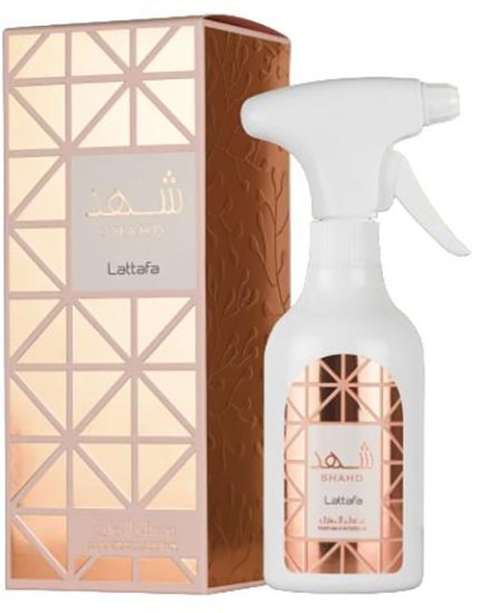 תרסיס מבשם בגדים ובית 450 מ''ל Lattafa Shahd