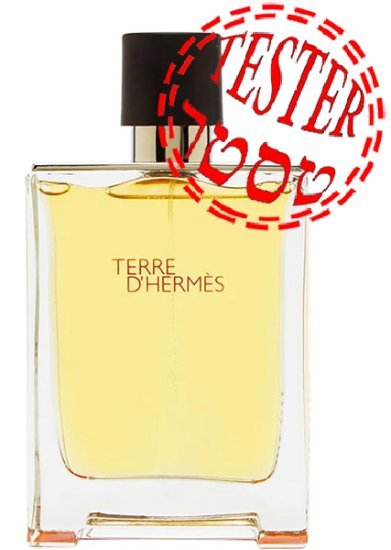 בושם לגבר 100 מ''ל Hermes Terre Dhermes או דה טואלט E.D.T - טסטר