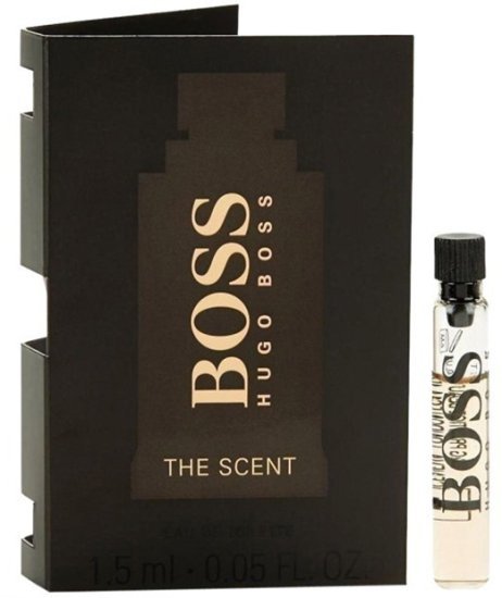 דוגמית בושם לגבר 1.2 מ''ל Hugo Boss The Scent או דה טואלט E.D.T