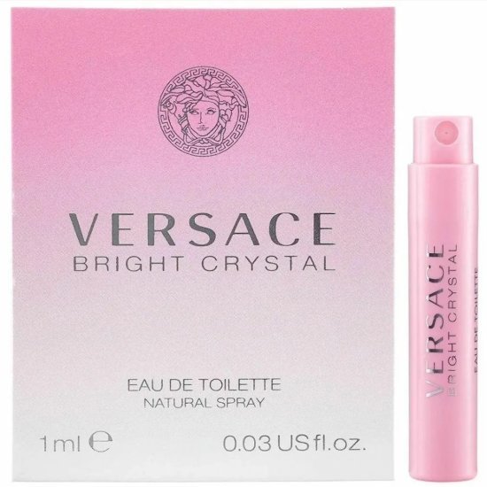 דוגמית בושם לאישה 1 מ''ל Versace Bright Crystal או דה טואלט E.D.T