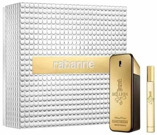מארז בושם לגבר 100 מ''ל Paco Rabanne 1 Million או דה טואלט E.D.T + בושם 10 מ"ל