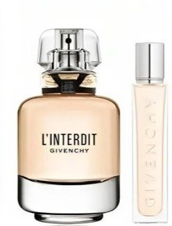 מארז בושם לאישה 80 מ''ל Givenchy L’interdit או דה פרפיום E.D.P + בושם 12.5 מ''ל