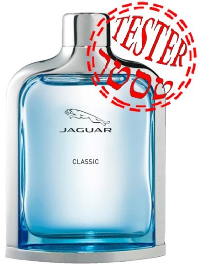 בושם לגבר 100 מ''ל Jaguar Classic Blue או דה טואלט E.D.T - טסטר