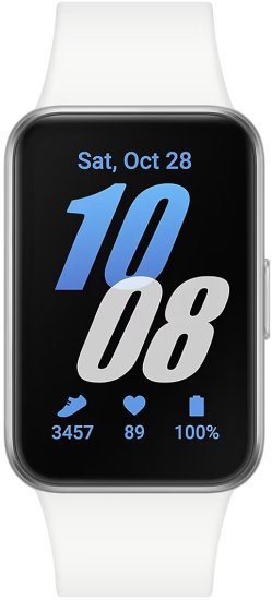 שעון חכם Samsung Galaxy Fit3 SM-R390 - צבע כסוף - שנתיים אחריות