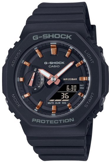 שעון יד אנלוגי-דיגיטלי משולב יוניסקס Casio G-Shock GMA-S2100-1ADR - צבע שחור