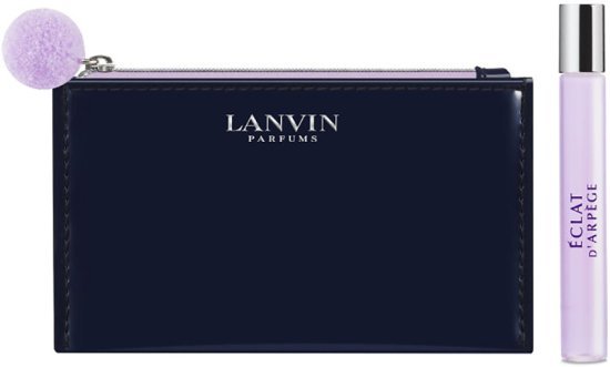 בושם מיניאטורי לאישה 7.5 מ''ל Lanvin Eclat D'Arpege או דה פרפיום E.D.P + תיק קטן