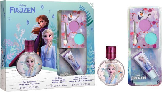 מארז בושם לבנות 30 מ''ל Disney Frozen או דה טואלט E.D.T + סט איפור