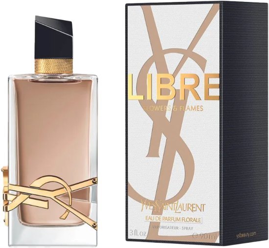 בושם לאישה 90 מ''ל Yves Saint Laurent Libre Flowers & Flames או דה פרפיום E.D.P
