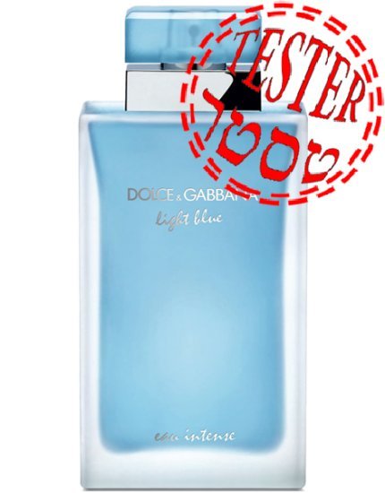 בושם לאישה 100 מ''ל Dolce & Gabbana Light Blue Eau Intense או דה פרפיום E.D.P - טסטר