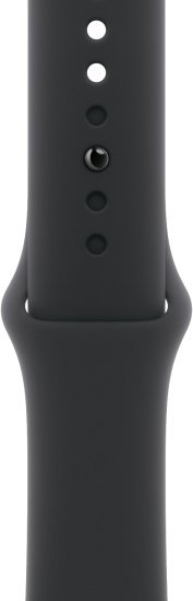 רצועת Sport Band לשעון Apple Watch 42mm צבע Black - מידה S / M