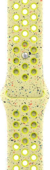 רצועת Nike Sport Band לשעון Apple Watch 46mm צבע Volt Splash - מידה S / M