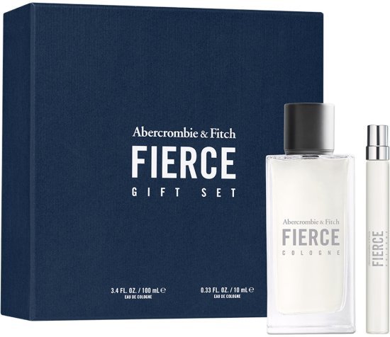 מארז בושם לגבר 100 מ''ל Abercrombie Fitch Fierce או דה קולון E.D.C + בושם 10 מ"ל