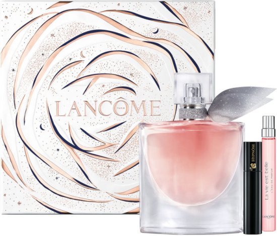 מארז בושם לאישה 50 מ''ל Lancome La Vie Est Belle או דה פרפיום E.D.P + בושם 10 מ''ל + מסקרה 2 מ''ל