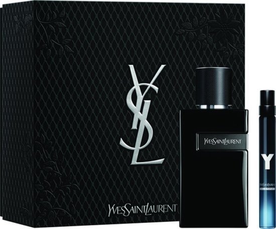 מארז בושם לגבר 100 מ''ל Yves Saint Laurent Y פרפיום + בושם 10 מ''ל או דה פרפיום E.D.P