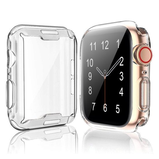 כיסוי TPU ל- Apple Watch 42mm - צבע שקוף