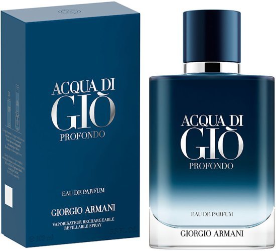בושם לגבר 100 מ''ל Giorgio Armani Acqua Di Gio Profondo או דה פרפיום E.D.P - ניתן למילוי - אריזה חדשה