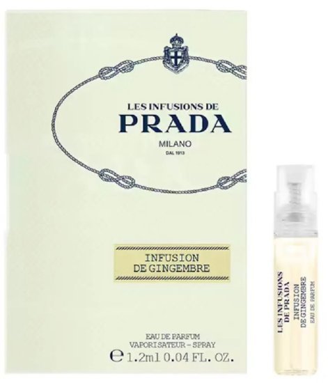 דוגמית בושם לאישה 1.2 מ''ל Prada Infusion De Gingembre או דה פרפיום E.D.P
