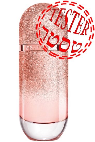 בושם לאישה 80 מ''ל Carolina Herrera 212 VIP Rose Elixir או דה פרפיום E.D.P - טסטר