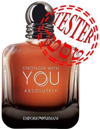 בושם לגבר 100 מ''ל Giorgio Armani Stronger With You Absolutely פרפיום - טסטר