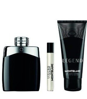 מארז בושם לגבר 100 מ''ל Mont Blanc Legend או דה טואלט E.D.T + בושם 7.5 מ"ל + ג'ל רחצה 100 מ"ל