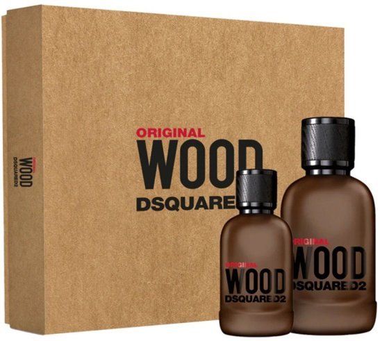 מארז בושם לגבר 100 מ''ל Dsquared2 Original Wood או דה פרפיום E.D.P + בושם 30 מ''ל