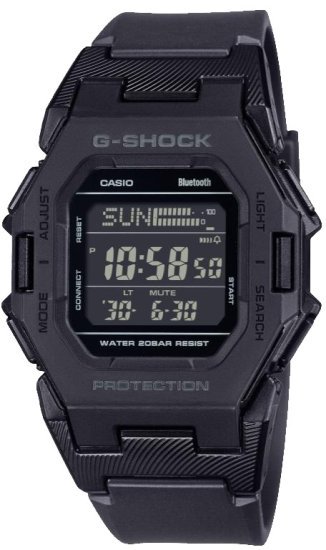 שעון יד דיגיטלי יוניסקס בלוטות' מד צעדים Casio G-Shock GD-B500-1DR - צבע שחור