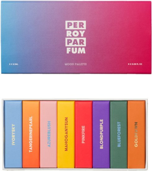 מארז דוגמית בושם יוניסקס 15X8 מ''ל Perroy Parfum Mood Palette או דה פרפיום E.D.P