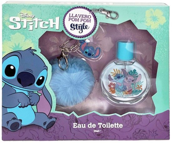 מארז בושם לבנות 50 מ''ל Disney Stitch או דה טואלט E.D.T + מחזיק מפתחות