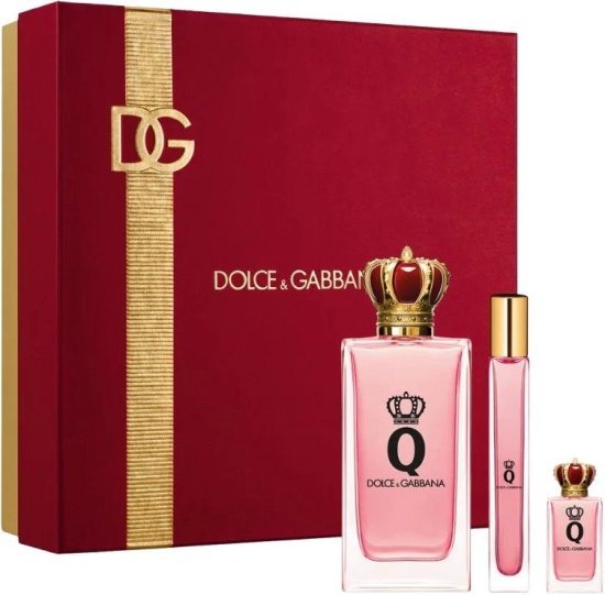 מארז בושם לאישה 100 מ''ל Dolce & Gabbana Q או דה פרפיום E.D.P + בושם 10 מ''ל + בושם 5 מ''ל