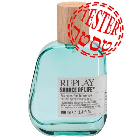 בושם לאישה 100 מ''ל Replay Source Of Life או דה פרפיום E.D.P - טסטר