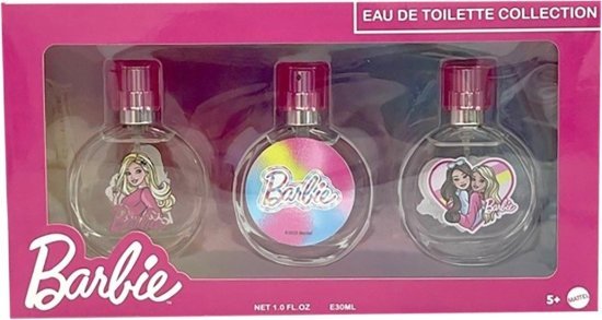 מארז בושם לבנות 30x3 מ''ל Barbie או דה טואלט E.D.T