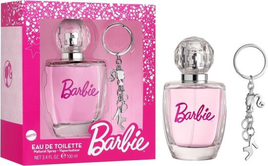 מארז בושם לבנות 100 מ''ל Barbie או דה טואלט E.D.T + מחזיק מפתחות