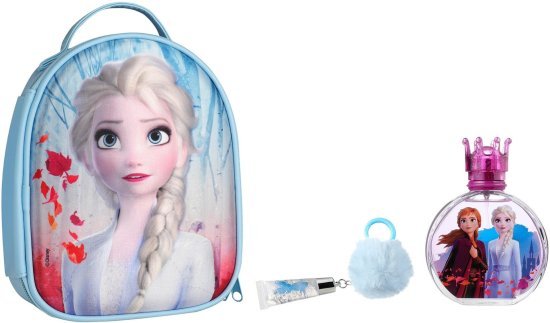 מארז בושם לבנות 100 מ''ל Disney Frozen או דה טואלט E.D.T + ליפגלוס + תיק