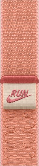 רצועת Nike Sport Loop לשעון Apple Watch 46mm צבע Alpenglow Pink - מידה One Size