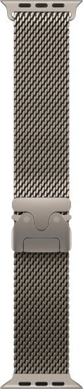 רצועת Titanium Milanese Loop לשעון Apple Watch 49mm צבע Natural - מידה Medium