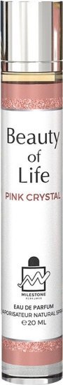 בושם מוקטן לאישה‏ 20 מ''ל Milestone Beauty Of Life Pink Crystal או דה פרפיום E.D.P