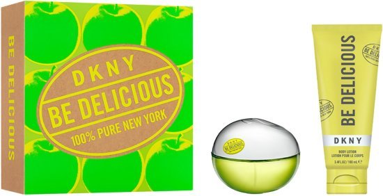 מארז בושם לאישה 30 מ''ל DKNY Be Delicious או דה פרפיום E.D.P + תחליב גוף 100 מ''ל