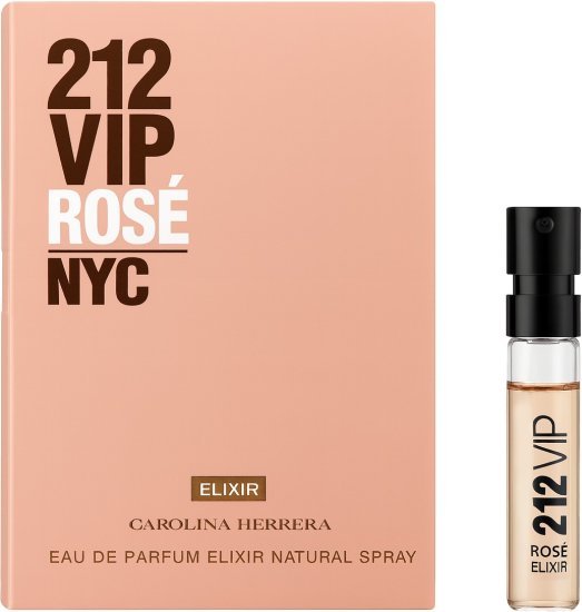 דוגמית בושם לאישה 1.5 מ''ל Carolina Herrera 212 VIP Rose Elixir או דה פרפיום E.D.P