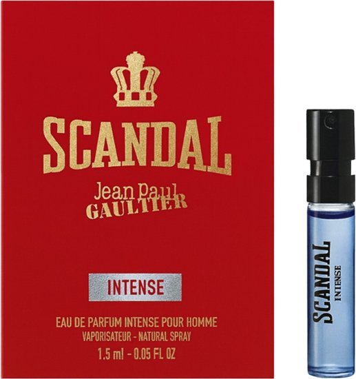 דוגמית בושם לגבר 1.5 מ''ל Jean Paul Gaultier Scandal Pour Homme Intense או דה פרפיום E.D.P