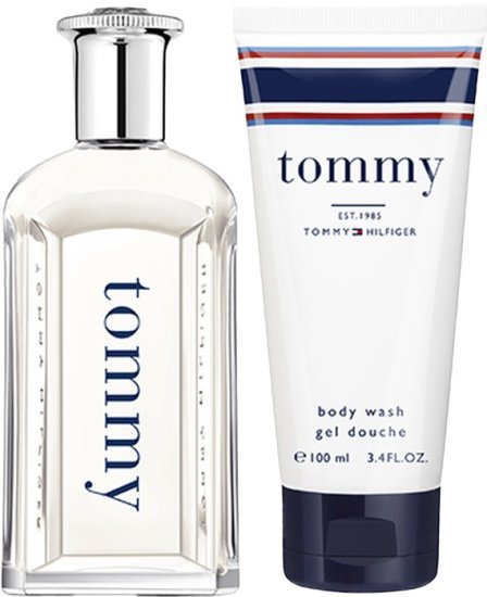 מארז בושם לגבר 100 מ''ל Tommy Hilfiger Tommy או דה טואלט E.D.T  +  ג'ל רחצה 100 מ''ל
