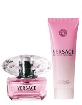 מארז בושם לאישה 50 מ''ל Versace Bright Crystal או דה טואלט E.D.T + תחליב גוף 100 מ''ל